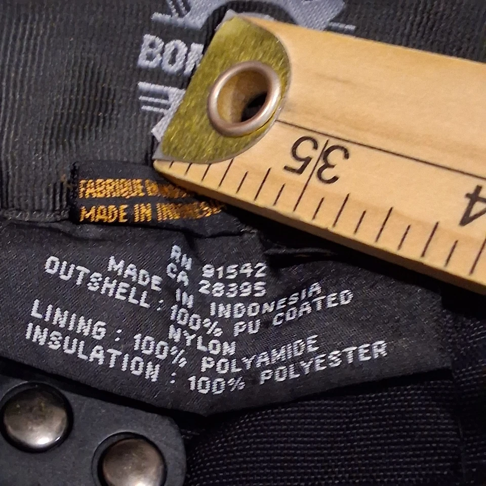 Ski-Doo винтажный снегоход брюки Bombardier черный Skidoo мужской средний - Изображение 4 из 4