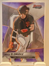 2025 Bowman's Best Baseball Bryce Eldridge Purple Refractor /250 #TP-15 Giants