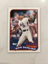 1989 Topps Baseball Ron Darling #105 New York Mets.