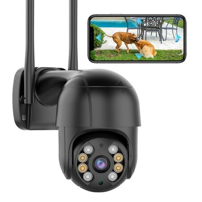 ICSEE WiFi Camera Security 4K 8MP Wireless PTZ Waterproof Human Detection Aut...
