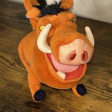 Disney The Lion King Pumbaa 8" Plush Stuffed Animal Hasbro 2002