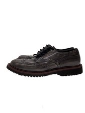 Prada Dress Shoes Uk9 Gry Leather G9t95