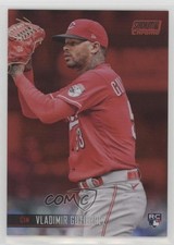 2021 Topps Stadium Club Chrome Red Refractor /5 Vladimir Gutierrez #398 03bh