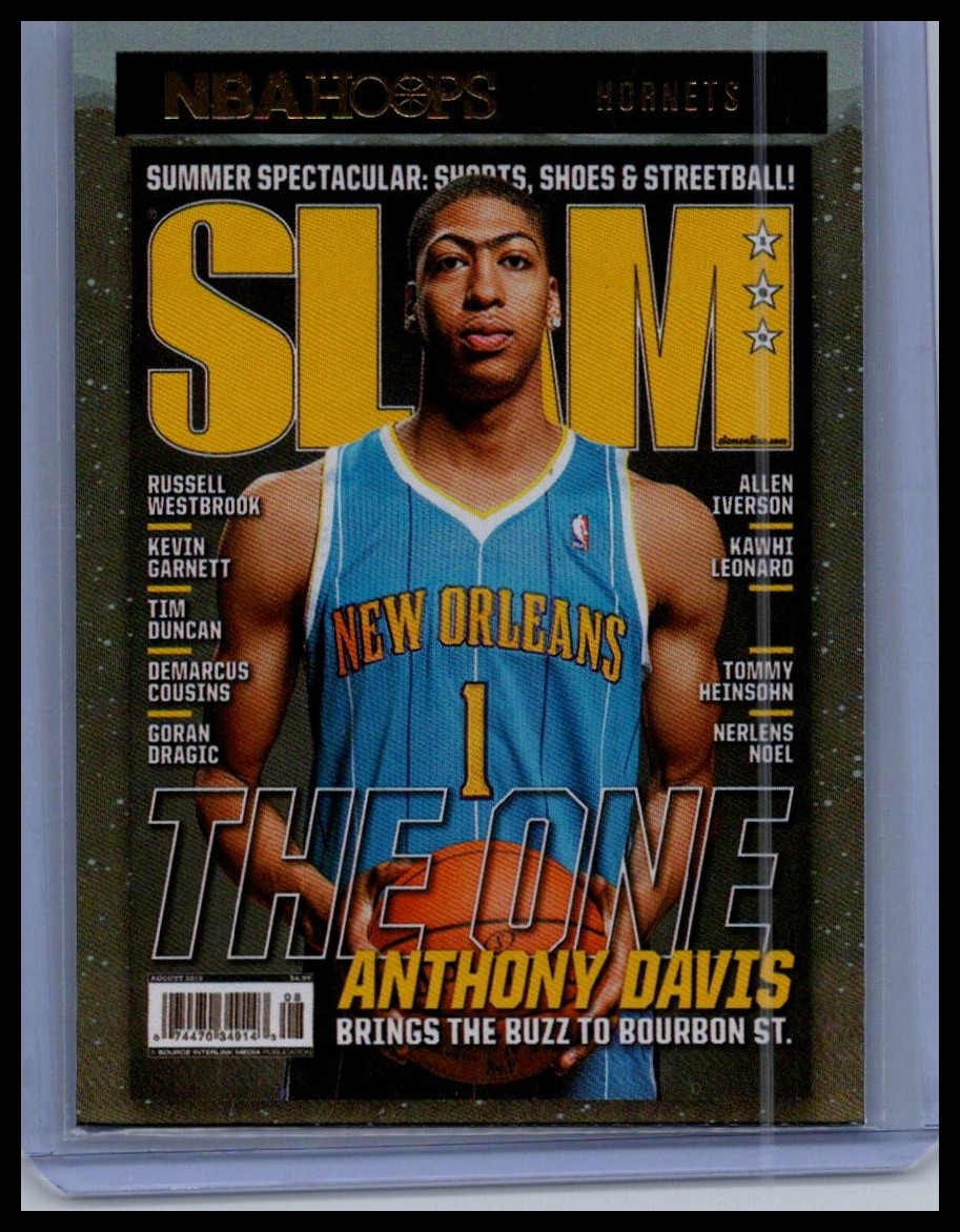 2020-21 Hoops #15 Anthony Davis Slam Holo