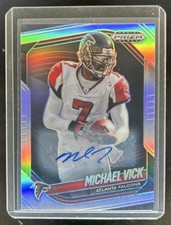 2025 Panini Prizm Black Michael Vick Auto #5 Falcons