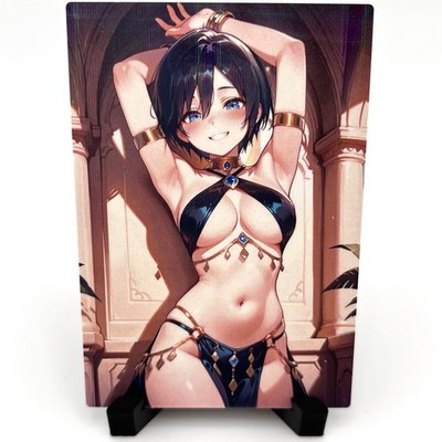 Sexy Hot Anime Waifu Girl Doujin Lewd Goddess Story Holographic ACG Art Card