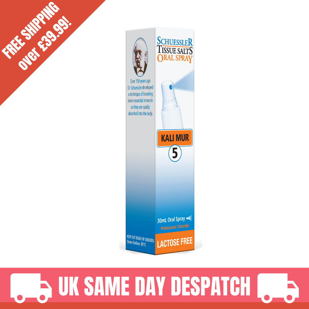 Schuessler Tissue Salts 30ml Spray - Kali Mur