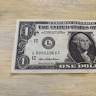Birthday/Anniversary Note, 8/6/66 Fancy Serial # Dollar bill, Uncirculated 2021  — photo 2
