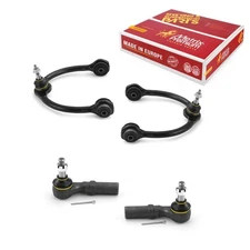 Front Upper Control Arm & Outer Tie Rod End for 05-10 Grand Cherokee Commander