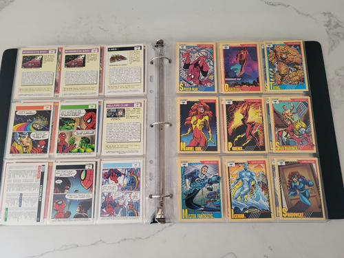 1990-91 Marvel Universe - Series 1 & 2 Comp Base Sets - 162 Cards + Duplicates! - Picture 13 of 24