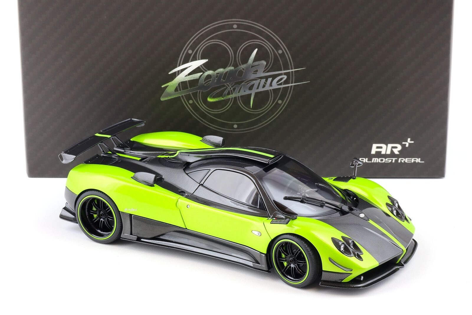 Almost Real ALM856021 1:18 Pagani Zonda Cinque Coupe, Green (Verde Firenze), 200