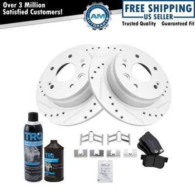 Rear Brake Pad & Rotor Kit Fits 1999-2003 Acura TL