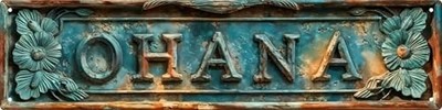 Easter Gift Spring Vintage Metal Sign 4x16 In Decorative Plaque Street Ohana