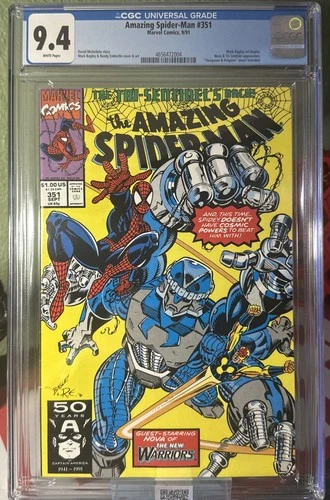Amazing Spider-Man #351  CGC 9.4 Graded (September 1991) 🔥 Hot!! 🔥