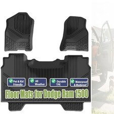 Floor Mats for 2019-2024 Dodge Ram 1500 Crew Cab DT New Body - Custom Fit