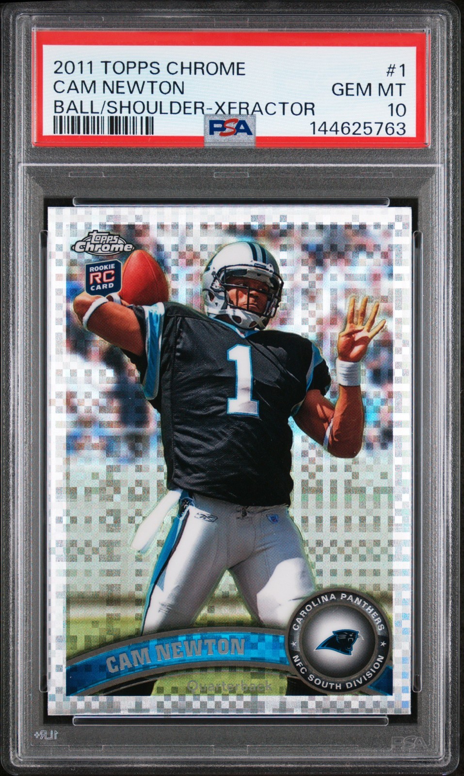 Cam Newton Topps Chrome #1 Xfractor