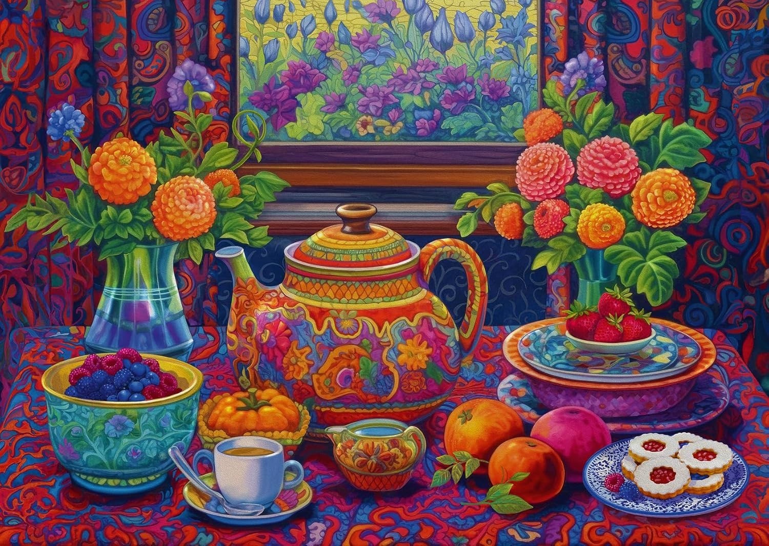 Ravensburger Time for Tea 300 Piece Large Format Jigsaw Puzzle New Toy Gift