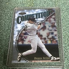 Topps 1997 Finest Derek Jeter New York Yankees Competition #310 Baseball Card