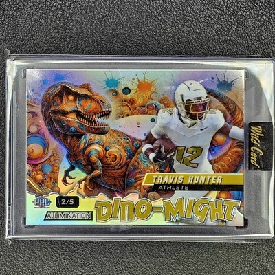  2024 Wild Card Dino Might Prehistoric Travis Hunter PRC 2/5  Jaguars Rookie