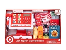 NEW Target Kids Cash Register & Accessories Pretend Toy Store Shopping Bag