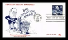 Dr Jim Stamps Franklin Delano Roosevelt First Day Issue Shue Cachet Cover