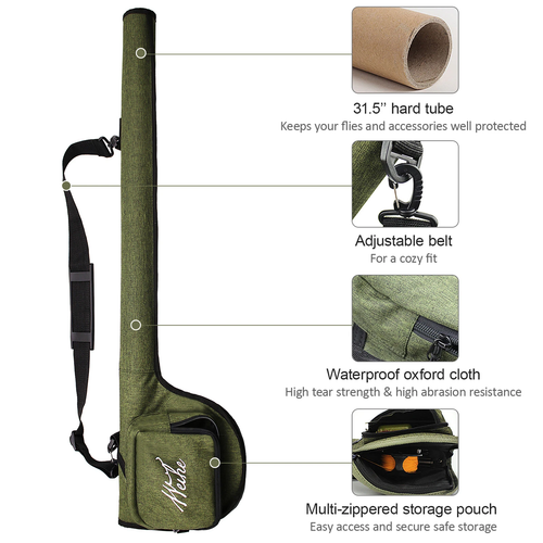 9' Fly Fishing Set 2.7M Rod & Reel Combo Line 5/6 Fly Reel W/Carry Bag & Flies - Picture 5 of 13