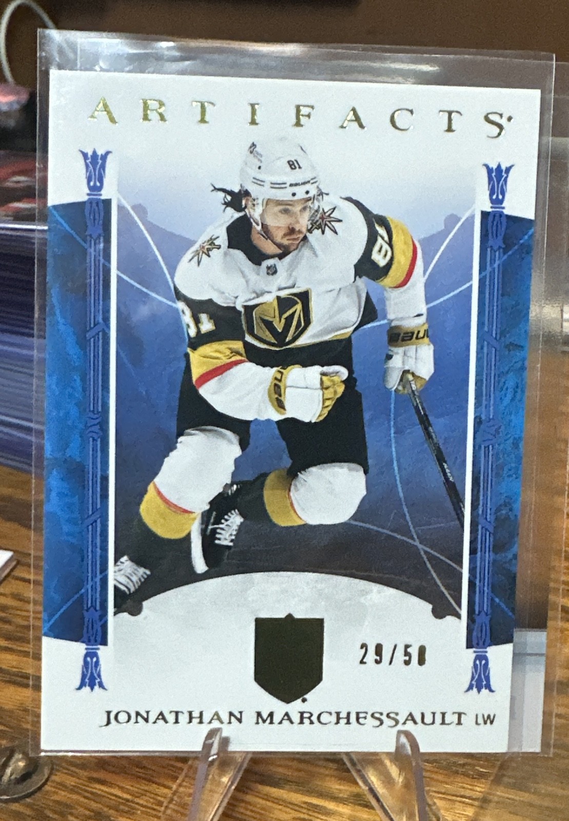 2022-23 Upper Deck Artifacts - Jonathan Marchessault #82 Yellow /50
