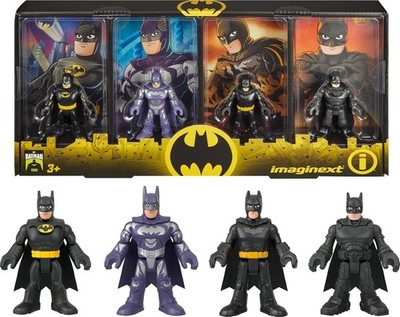 Mattel Imaginext DC Super Friends Batman 85. Jubiläum-Multipack 4 Figuren Neu