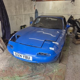 1989 Mazda Eunos Roadster Mariner Blue 1.6 Manual Project