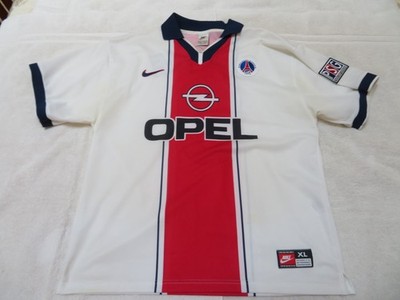 Vintage XL Men's 1997-1998 MARCO SIMONE - PSG Paris St Germain AWAY NIKE Jersey