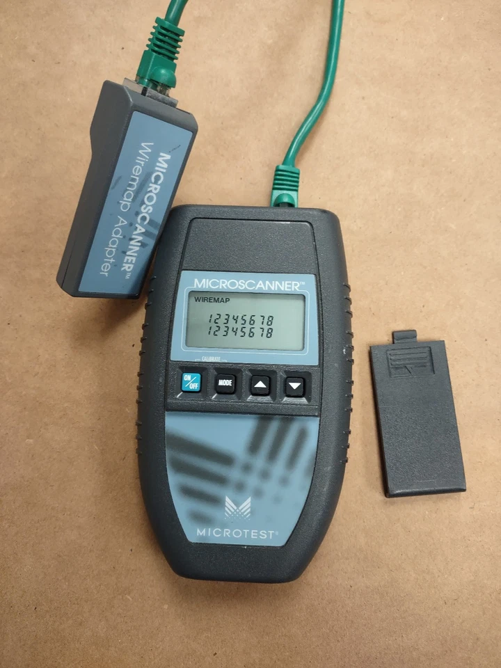 Fluke networks  Microtest Microscanner Pro Cable Tester + WIREMAP adapter - Image 4 of 4