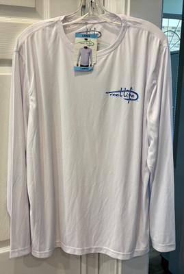 New Reel Life Sun Defender Series UPF 50+ Long Sleeve Shirt, Size L