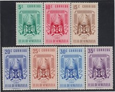 Venezuela 392/98 1952 Escudo Of The State Of Lara MNH