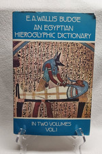 An Egyptian Hieroglyphic Dictionary Vol 1