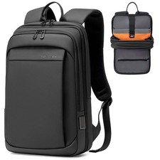 FENRUIEN Work Backpack for Men, Water Resistant Expandable Backpack with USB ...