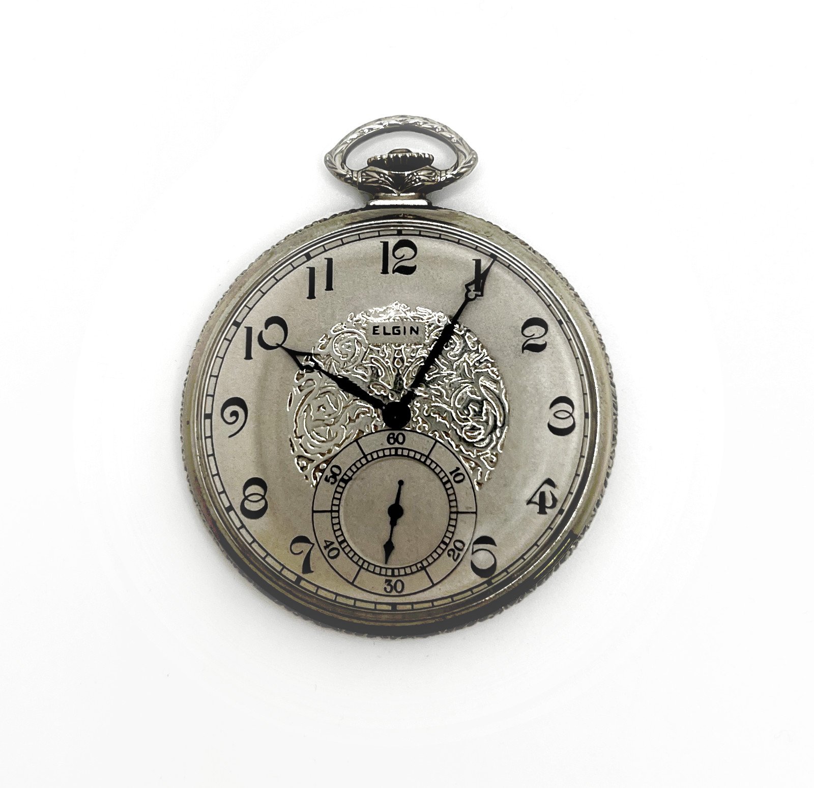 Elgin 12s Grade 479 17j Model 4 Pocket Watch Runs When Wound - PW03