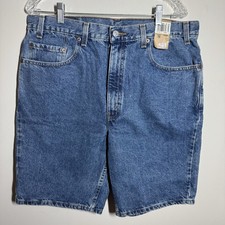 Levi  s 505 Vintage Denim Shorts Men  s 38 Medium Wash Deadstock BNWT Y2K