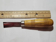 Vintage Craftmaster #5 - 20mm - 3/4" Woodcarving Chisel Knife Woodworking Tool