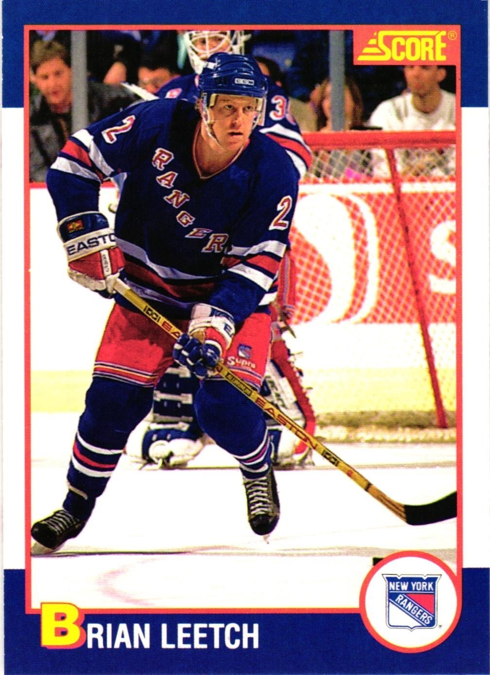 BRIAN LEETCH - 1991-92 Score Kellogg's Hockey # 8