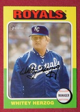 2024 Topps Heritage #146 Whitey Herzog MGR Kansas City Royals
