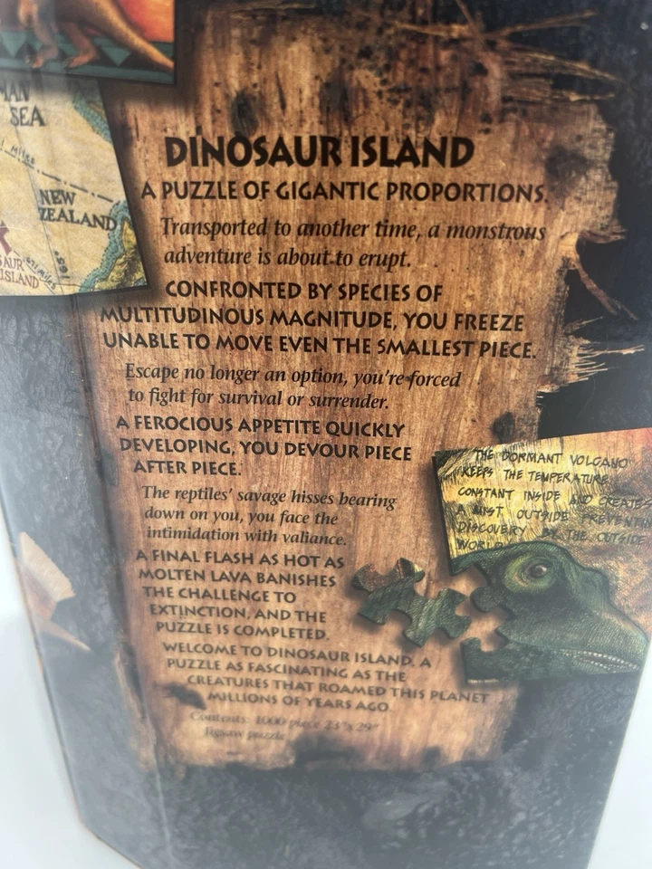 Buried Blueprints Puzzles from the Past Dinosaur Island Sealed 1997 - Image 4 of 4
