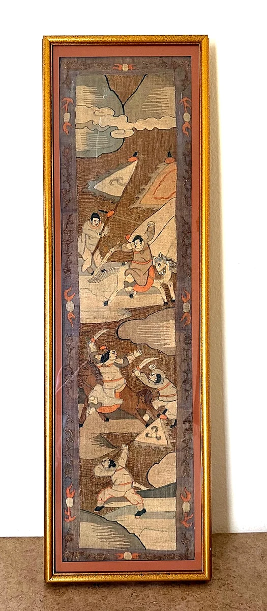 清朝印第安纳古董中国画作、画卷| eBay