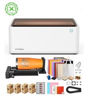xTool M1 10W Laser Cutter/Gravierer für Holz Metall Acryl, RA2 Pro Rotary Kit