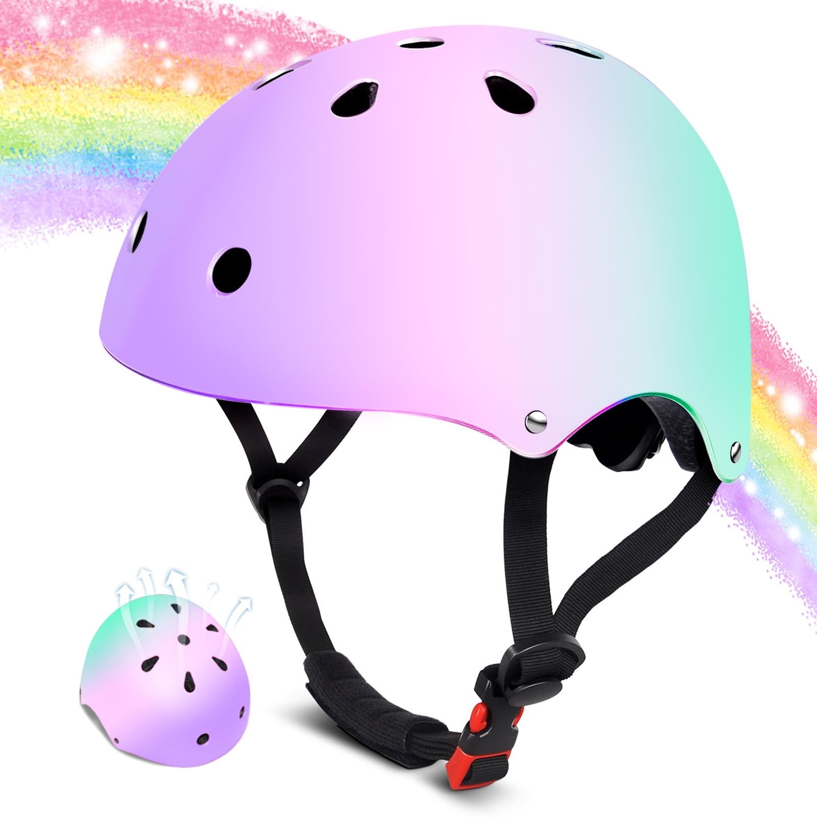 Kids Bike Helmet for 2-3-5-8-14 Ages Girls,Boys,Toddler,Kids and Youth, Venti...