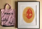 Robert Ryan Original Print Paul Smith Pink Collaboration Eco Bag Used
