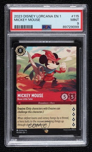 Mickey Mouse - Brave Little Tailor graded PSA 9 for sale on eBay