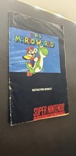 Super Mario World Super Nintendo SNES Instruction Manual Booklet