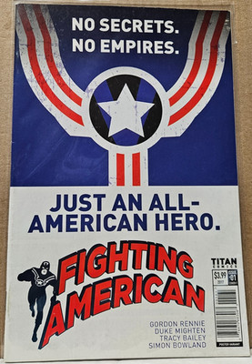 Fighting American (Titan, 2nd Series) #1 CVR F Poster Variant