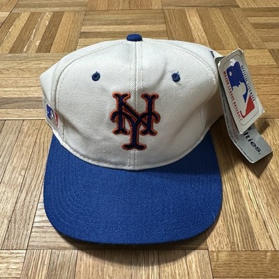 Vintage New York Mets Hat 1990s BNWT Sports Specialties White Dome Wool Youngan