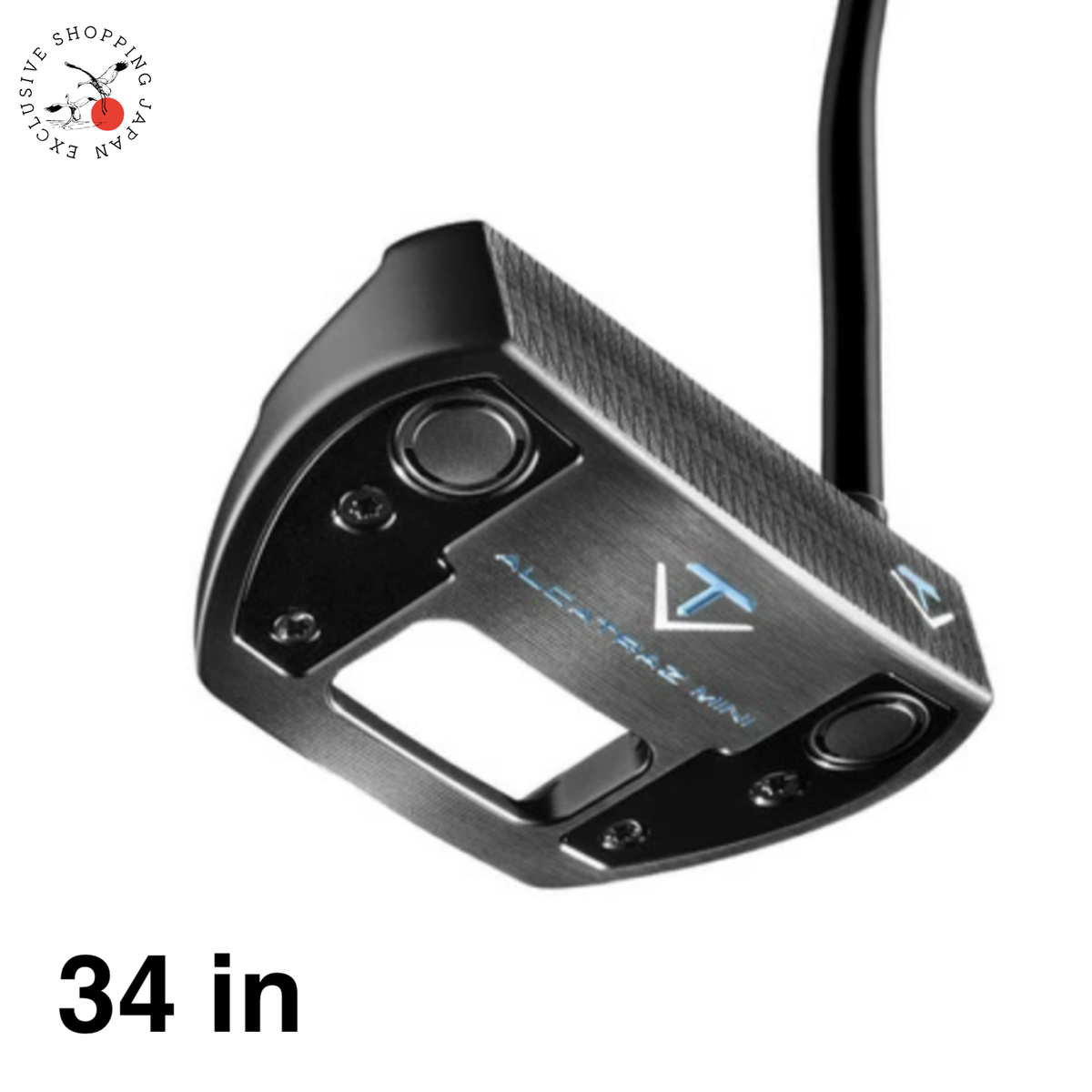 トゥーロン Alcatraz Mini H1（アルカトラズ・ミニ・H1）2025 TOULON Golf Alcatraz MINI H1 Putter 34in Stepless Steel Black